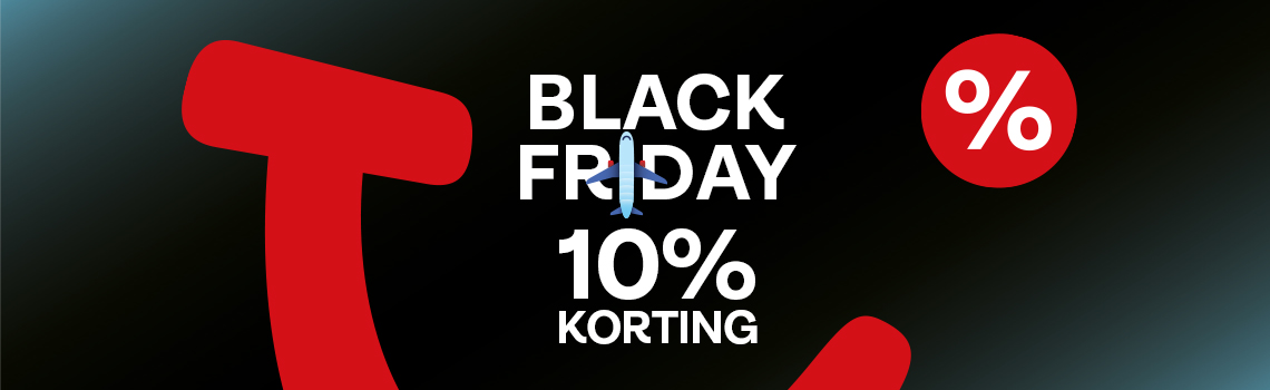 10 % extra black Friday korting bij TUIfly