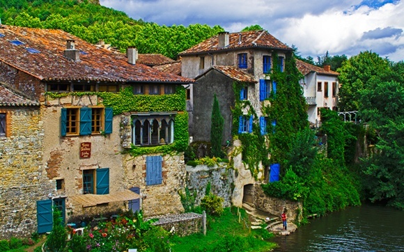 Franse Aveyron dorp 1